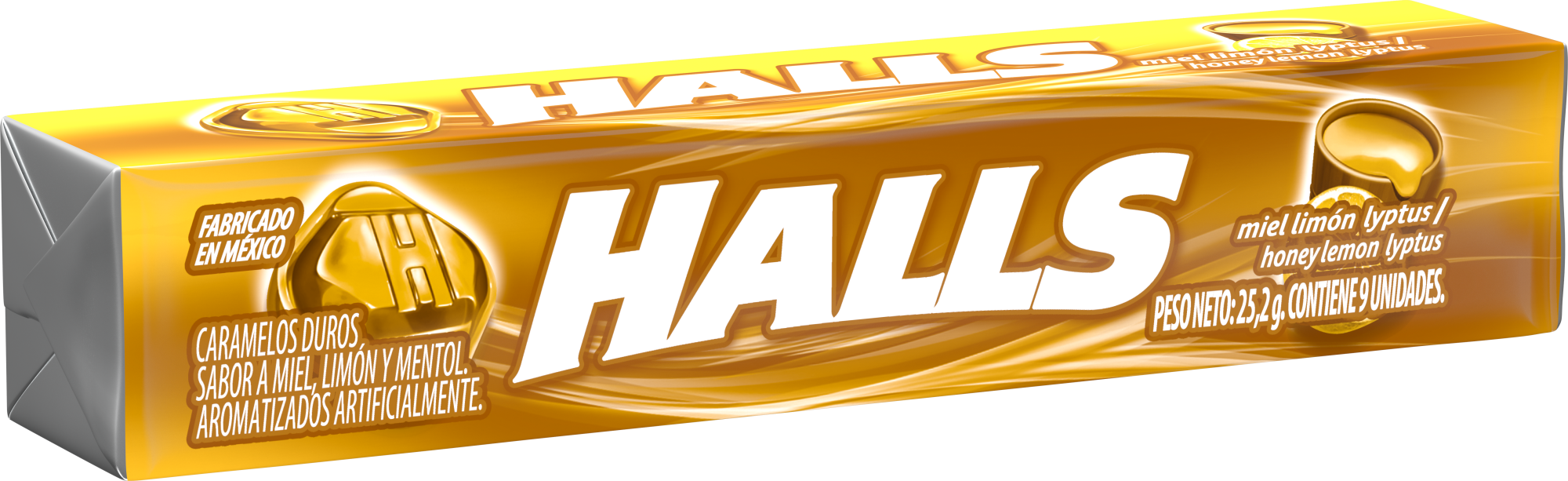 Halls Honey Lemon 9u - Nerilan Uruguay
